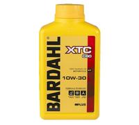 Bardahl - XTC C60 10W-30 - Olio Motore per Moto 4 Tempi, Contrasta la Formazione dei Depositi Mantenendo Pulito il Motore, 100% Sintetico, 1 L
