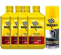 BARDAHL XTC C60 OFF/ROAD 10W50 OMAGGIO SPRAY/CATENA MOTO 4 LITRI OLIO MOTORE 4T