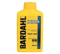 1 Litro Bardahl XTM 10W-30 Olio Motore Moto 4T Synthetic Blend JASO MA2 API SN