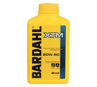 6 L LITRI BARDAHL XTM 20W50 OLIO MOTORE MOTO 4 TEMPI API SN JASO MA-MA2 SYNT