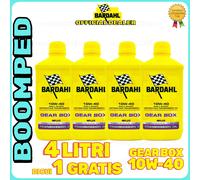 BARDHAL BARDAHL OLIO 10W40 SINTETICO GEAR BOX MOTO SCOOTER 4 TEMPI 4 LT 04BD12