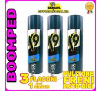 BARDHAL DETERGENTE FRENI K9 spray 3x500ml SCOOTER MOTO QUAD CROSS 03BD20