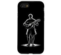 Bardo medievale con strumento rumoroso musicista gioco di ruolo Custodia per iPhone SE (2020) / 7 / 8