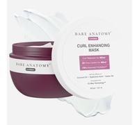 Bare Anatomy Maschera curl per migliorare i capelli, per lisciare e condizionare i capelli, con ritenzione di ricci, 2 X Frizz Protection per 48 ore, olio di cocco, acido ialuronico e olio di ricino,