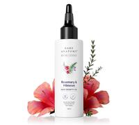 Bare Anatomy Nature x Science, olio per la crescita dei capelli al rosmarino e ibisco, per donne e uomini, favorisce la crescita dei capelli e rafforza i capelli, nutre il cuoio capelluto e controlla