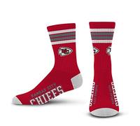 Bare Feet for Kansas City Chiefs NFL 4-Stripe Deuce Socken - 43-48