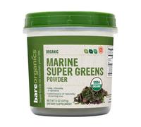 Bare Organics Marine Super Greens Blend Integratore 8 Oz Polvere Non-GMO