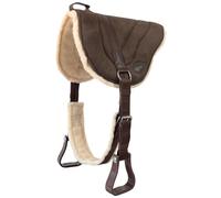 Bareback con Pelo e Staffe Silver Horse Pecos, Confort ed Eleganza per Un'Esperienza di Equitazione Autentica e Raffinata