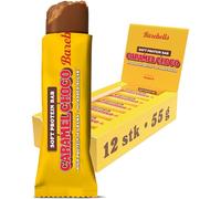 Barebells - Barretta Proteica Morbida (12x55g) - Barrette proteiche - Barrette proteiche gourmet - Cioccolato al caramello