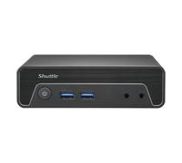 Barebone Shuttle Nano PC NE10N con dimensioni 0,6 l Nero N100 Intel SoC (NE10N 65W EXT. - HDMI DISPLAY-PORT TPM GLN) [NE10N]