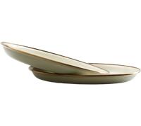 Barebones Set di Piatti da Insalata Smaltati - Olive - 1 set