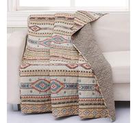 Barefoot Bungalow Greenland Home Fashions Phoenix - Coperta per copriletto, 127 x 152 cm, colore: Marrone chiaro