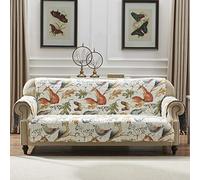 Barefoot Bungalow Greenland Home Fashions Willow - Copridivano per divano, colore: naturale