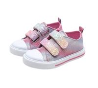 Barefoot Shoes Bambino -Scarpe da Ginnastica Mo Primavera e Autunno Ginnastica Basse alla mo Principessa Casual Fibbia Ragazze (24 Toddler)