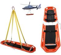 Barella a cesto pieghevole, barella a cesto di salvataggio portatile con briglia di sollevamento Barelle di emergenza a cesto in acciaio inox, trasporto di pazienti in emergenza medica, per il salvata