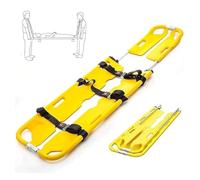 Barella a cucchiaio pieghevole, barella di emergenza medica portatile, barella leggera di salvataggio per il trasporto del paziente, carico massimo 159 kg