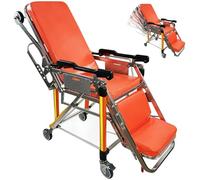 Barella Ambulanza Con Ruote Barella Di Salvataggio Medica Pieghevole Regolabile Barellas Di Pronto Soccorso Leggera E Pieghevole Di Emergenza Barellas Caricamento Automatico