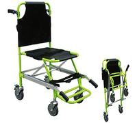 Barella, Barella for scale in alluminio Sedia medica EMS da viaggio portatile pieghevole for transito barella di salvataggio for il trasporto su e giù for le