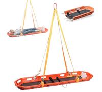 Barella con cestello di salvataggio staccabile, barella con cestello | Lettiera di salvataggio in acciaio inossidabile for il trasporto di pazienti, progettata for il soccorso tecnico alpino
