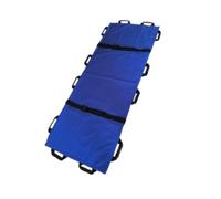 Barella Da Trasporto Morbida For Esterni Con Cintura Di Sicurezza | Barella da trasporto portatile pieghevole, for ambulanza for impianti sportivi domestici(Blue)