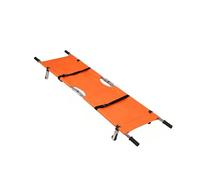 Barella Da Trasporto Pieghevole A Due Pieghe | Barella morbida pieghevole portatile, ambulanza for luoghi sportivi domestici della clinica(Orange)