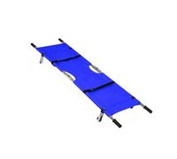 Barella Da Trasporto Pieghevole A Due Pieghe | Barella morbida pieghevole portatile, ambulanza for luoghi sportivi domestici della clinica(Blue)