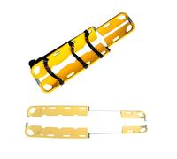 Barella di emergenza medica, pieghevole in alluminio e plastica, portatile, capacità di carico 159 kg, lunghezza regolabile 160-210 cm, design leggero
