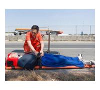 Barella di salvataggio di emergenza regolabile per il trasferimento sicuro del paziente, tabellone portatile per l'immobilizzazione, ideale per ambulanza e uso di emergenza