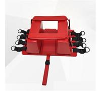 Barella di salvataggio for piscina, barella spinale con supporto for il collo e supporto for la testa, 185 * 45 * 6,5 cm, tavola spinale portatile for immobilizzazione con cinghie regolabili(B)