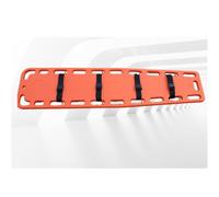 Barella di salvataggio for piscina, barella spinale con supporto for il collo e supporto for la testa, 185 * 45 * 6,5 cm, tavola spinale portatile for immobilizzazione con cinghie regolabili(C)