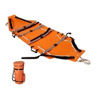 Barella Di Soccorso Medica Professionale Con Telaio Singolo Morbido Portatile For Emergenze, Barella Di Soccorso Medica Professionale For Vigili Del Fuoco(Orange)
