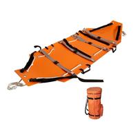 Barella Di Soccorso Medico Su Ruote,Barella Morbida Portatile Professionale For Vigili Del Fuoco In Alta Quota, Barella Di Soccorso Pieghevole For Esterni(Orange)
