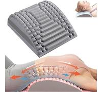 Barella for collo e schiena, 2023 Nuovo massaggiatore cervicale Cuscino chiropratico Dispositivo di trazione cervicale, for sollievo dalla sciatica, supporto lombare, ernia del disco (Color : Grey)