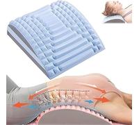 Barella for collo e schiena, 2023 Nuovo massaggiatore cervicale Cuscino chiropratico Dispositivo di trazione cervicale, for sollievo dalla sciatica, supporto lombare, ernia del disco (Color : Blue)