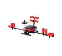 Barella For Gambe Con Ruote, Attrezzatura Professionale For Dividere La Macchina, Comodo Schienale E Cuscino Del Sedile In Schiuma, Allungamento Regolabile Da 0 A 210 °(Red)