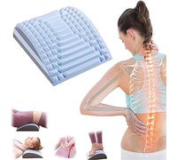 Barella for la schiena, Cuscino for barella for collo e schiena, Barella for la schiena for alleviare il dolore lombare, Tavola spinale regolabile for ernia del disco, sciatica, scoliosi (Color : Blu