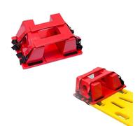 Barella for tavola spinale - Immobilizzatore for la testa in schiuma e cintura di sicurezza, for trasporto di emergenza, piscina/ospedale/operazioni(Head Immobilizer)