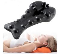 Barella for trapezio - Collo, Barella for trapezio, Massaggiatore for punti trigger trapezio, Strumento for massaggio for trapezio e collo, Rilassatore for collo e spalle (Color : Black)