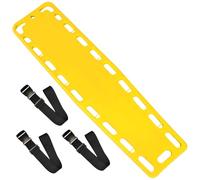 Barella leggera for tavola spinale da 1 pezzo - Tabellone EMT portatile for il trasporto e l'immobilizzazione del paziente(Yellow)