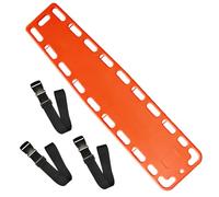 Barella leggera for tavola spinale da 1 pezzo - Tabellone EMT portatile for il trasporto e l'immobilizzazione del paziente(Orange)