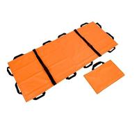Barella Medica Di Emergenza Domestica Morbida Con 12 Maniglie,Barella Pieghevole Portatile For Soccorso Di Emergenza Con Borsa For Il Trasporto,Ospedale,Famiglia(Orange)