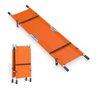 Barella Medica Pieghevole Portatile, Barella Di Soccorso For Emergenze Mediche,Attrezzatura Di Ricerca E Soccorso,Attrezzatura Di Pronto Soccorso Ospedaliero(Orange)