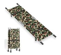 Barella Medica Pieghevole Portatile, Barella Di Soccorso For Emergenze Mediche,Attrezzatura Di Ricerca E Soccorso,Attrezzatura Di Pronto Soccorso Ospedaliero(Camouflage)