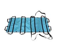 Barella morbida Barella di pronto soccorso medico regolabile portatile salvataggio emergenza con supporto morbido in tela ispessita for pazienti anziani paralizzati(Blue Upgrade 1.8M)