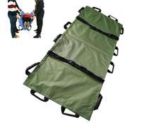 Barella Morbida Portatile Di Emergenza, Barella Di Salvataggio Pieghevole Con 12 Maniglie, Materiale In Nylon Ad Alta Resistenza, Barella Per Trasporto Medico Con Borsa