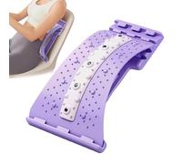 Barella per esercizi - Tavola di supporto lombare regolabile per donne uomini professionisti, cracker per colonna vertebrale a 4 livelli, strumento di stretching facile da usare, accessorio ort