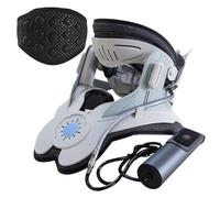 Barella Per Il Collo Cerviflex, Tutore Cervicale Elettrico Ricaricabile Con Pompa D'aria, Trazione Cervicale Portatile Con 3 Potenze Di Trazione 8 Airbag Incorporati Per Alleviare Il Dolore Al Collo