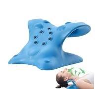 Barella per il collo per sollievo Pai-n, dispositivo di trazione cervicale portatile, per rilassare collo e spalle, correttore posturale del collo, cuscino chiropratico per sollievo TMJ Pai-n e