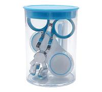 Barella per palpebre, strumento di rimozione delle lenti per apripalpebre, compatto set di base per principianti, portatile per principianti, kit di attività da viaggio, Blu, Refer to description