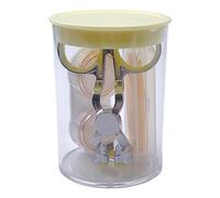 Barella per palpebre, strumento di rimozione delle lenti per apripalpebre, compatto set di base per principianti, portatile per principianti, kit di attività da viaggio, Giallo, Refer to description